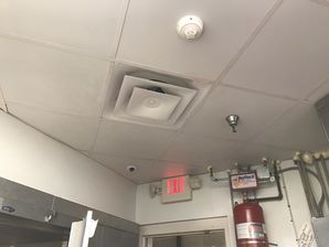 Before & After Cleaning Greasy Kitchen Ceiling & Vents in Cleveland, OH (2)